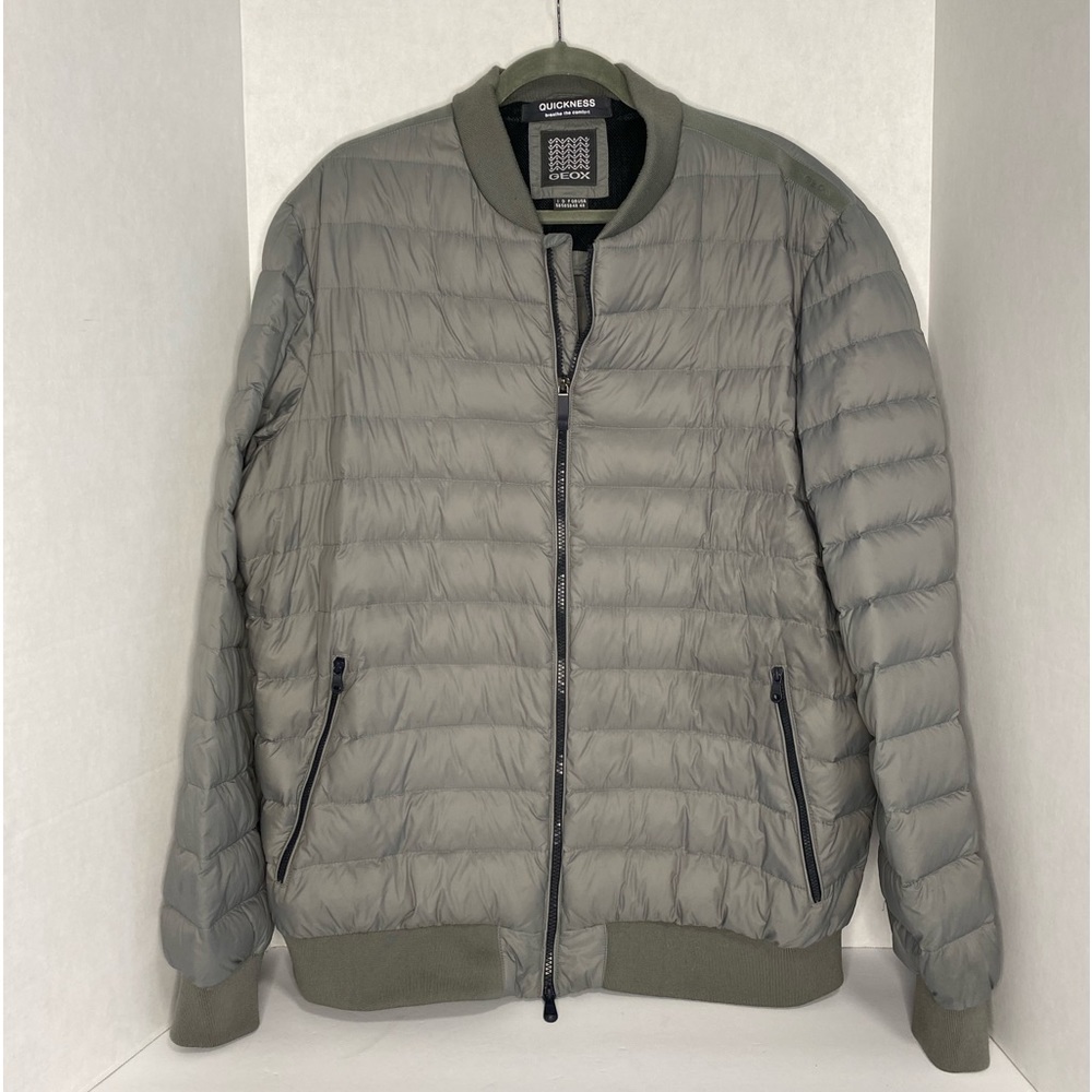 Geox Respira Men’s Puffer Jacket Green. 90/Premium Down 10/Feather
